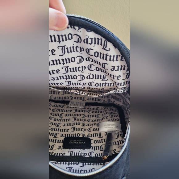 JUICY COUTURE LICORICE VELOUR BACKPACK - Picture 7 of 9